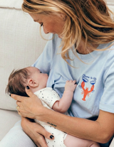 Playera de lactancia langosta