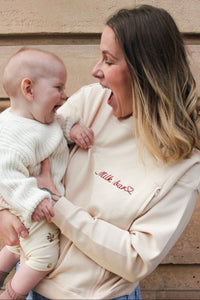 Sudadera bordada milk bar