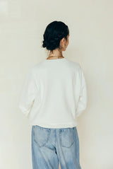 Sudadera blanco amour