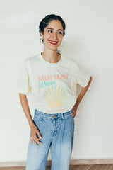 Playera de lactancia palm beach
