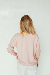 Sudadera rosa CORAZON