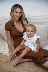 Vestido de lactancia polo