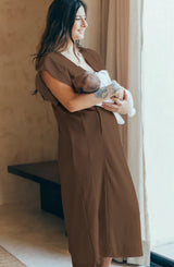 VESTIDO DE LATANCIA CACAO