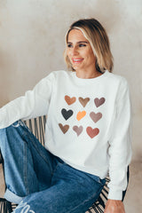 Sudadera corazones