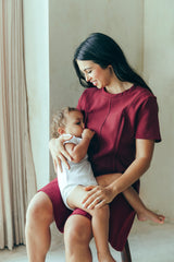 Vestido de lactancia patinadora