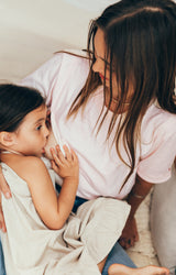 Playera de lactancia rosa