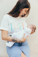 Playera de lactancia love