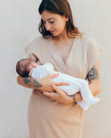 VESTIDO DE LACTANCIA BEIGE