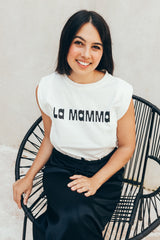 Playera de lactancia sin mangas la mamma