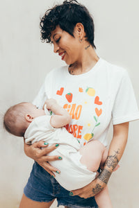 Playera de lactancia ciao amore