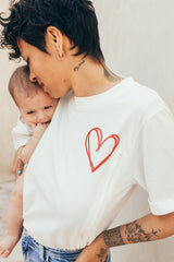 Playera de lactancia red heart