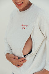 Sudadera personalizada gris mum of