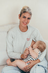 Sudadera personalizada gris mum of