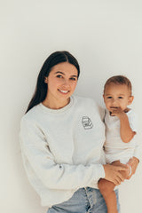 Sudadera gris milk box