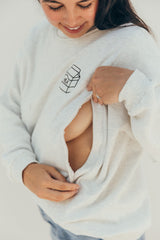 Sudadera gris milk box