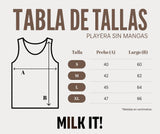 Playera de lactancia sin mangas rayas