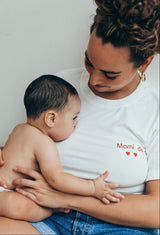 Playera de lactancia personalizada mami de