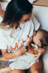 Playera de lactancia super power