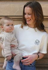 Playera de lactancia personalizada milk box