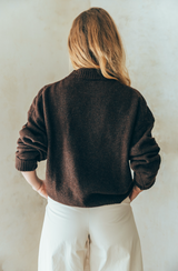 Sweater de lactancia chocolate
