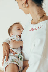 Sudadera blanco amour