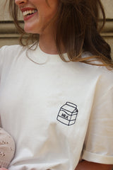 Playera de lactancia personalizada milk box