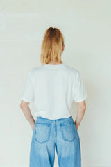 Playera de lactancia amour blanco