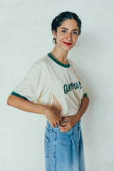 Playera de lactancia amour bicolor