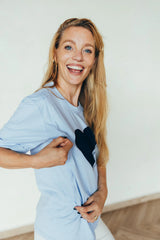 Playera de lactancia amour toujours