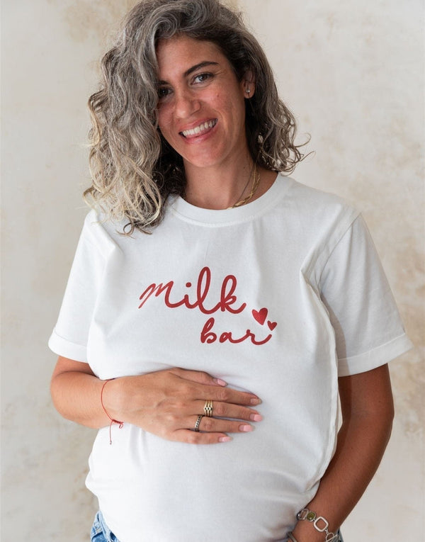 Playera de lactancia milk bar