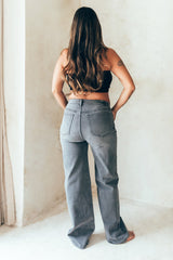 Jeans de maternidad gris