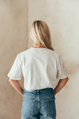 Playera de lactancia gris wellness