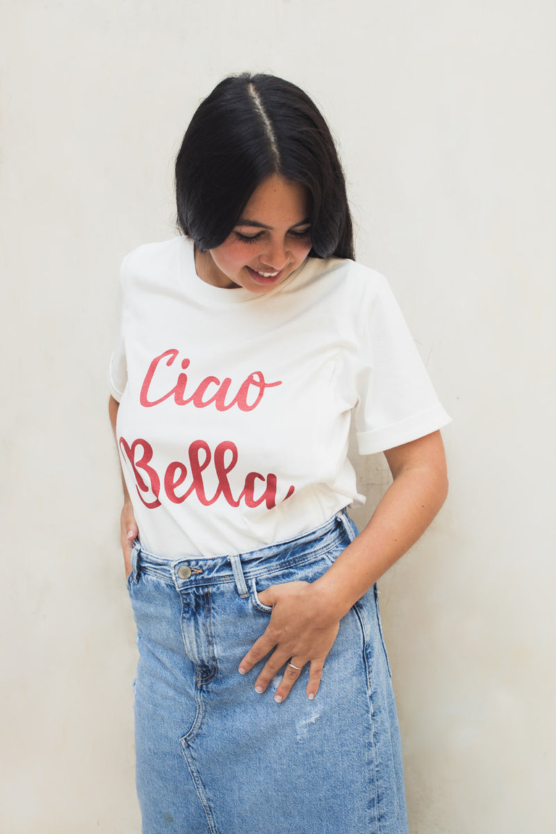 Playera de lactancia ciao bella