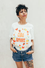 Playera de lactancia ciao amore
