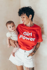Playera de lactancia girl power
