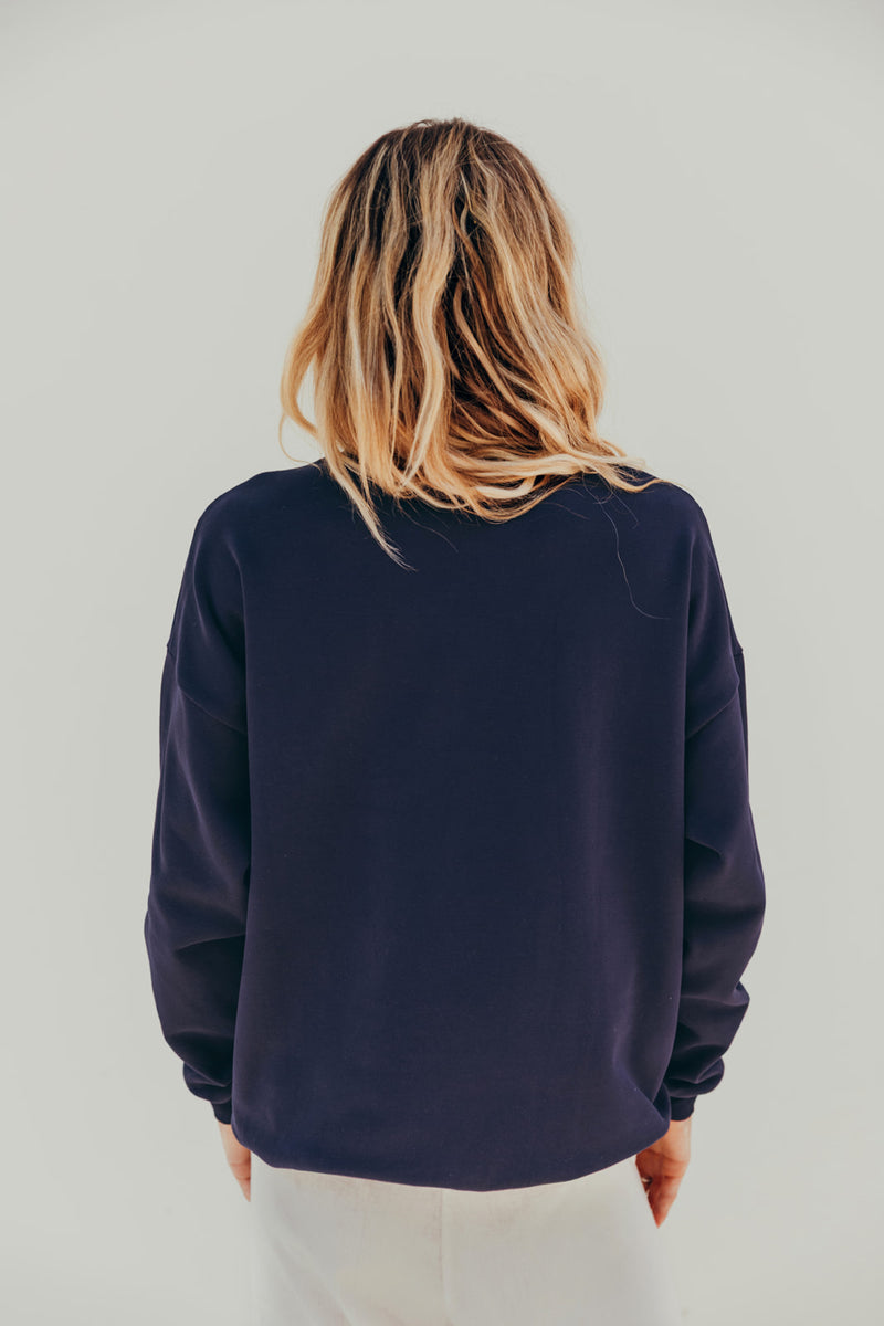 Sudadera azul amour