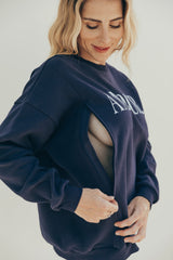 Sudadera azul amour