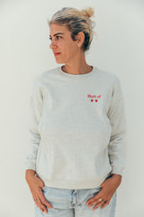 Sudadera personalizada gris mum of