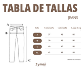 Jeans de maternidad negro ajustable